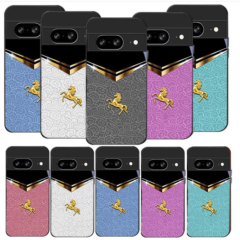 Phone Cases Google Pixel 7 - Dark Night Golden Horse For Google