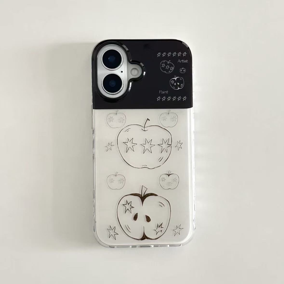 Phone Cases Cute Iphone 13 - Simple Cartoon Cute Striped Dog Linesh