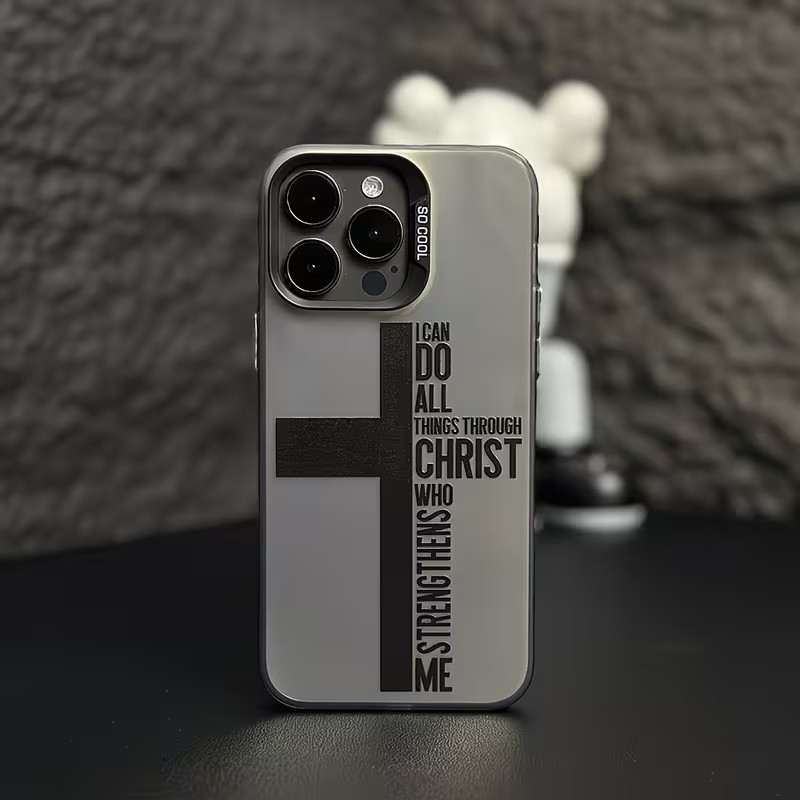 Phone Cases Iphone 11 - Anti Fingerprint Cross Bible Phone Case