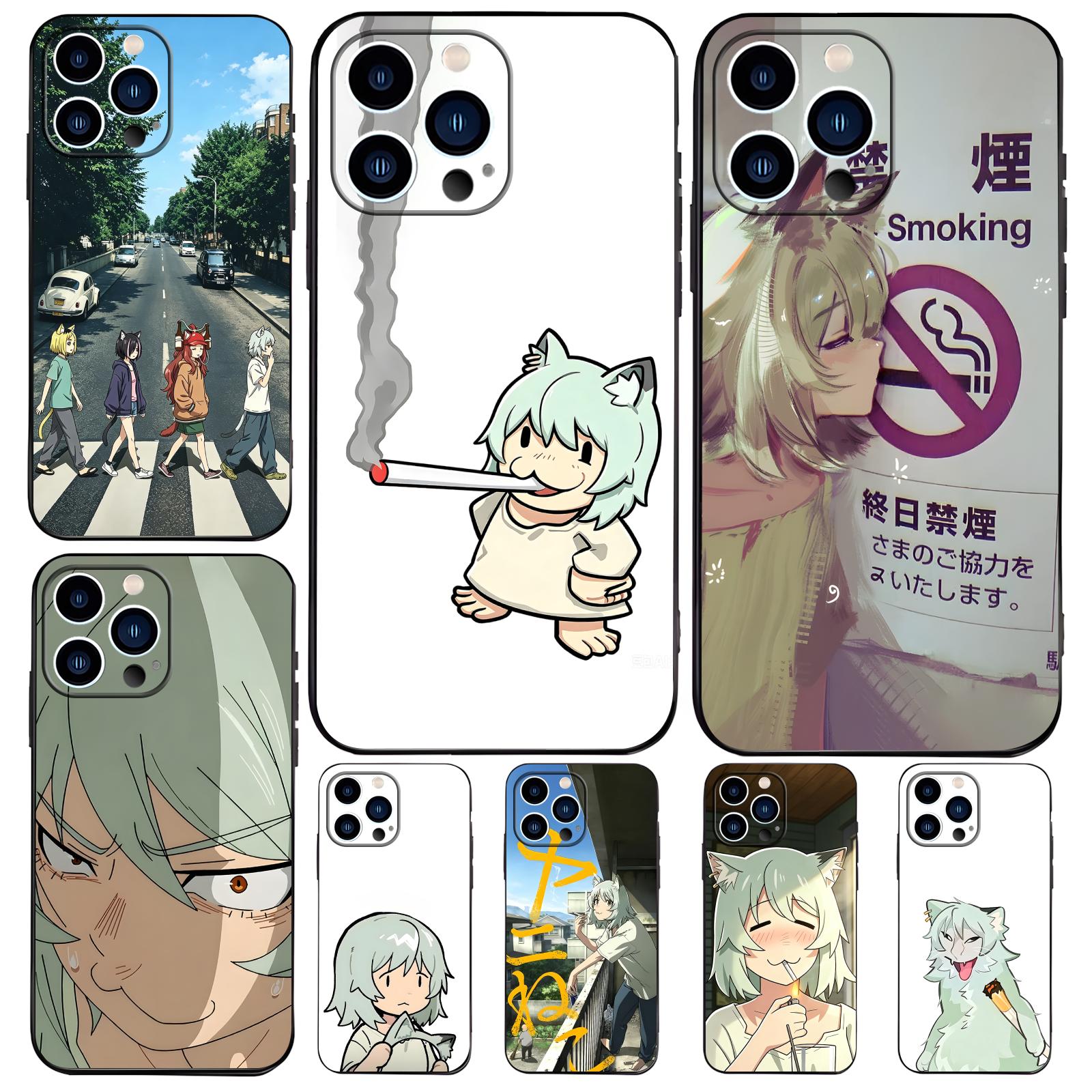 Phone Cases Iphone 16 Pro Max - Chainsmoker Cat Phone Case For iPhone17