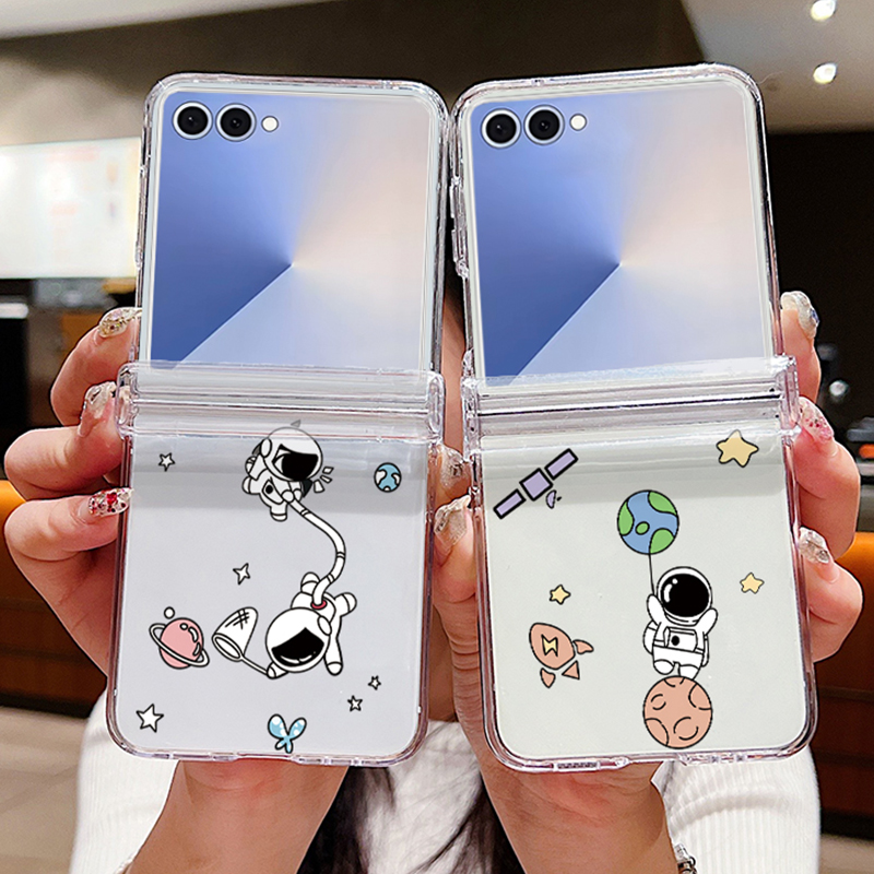 Phone Cases Hard - Astronauts Pattern Folding Phone Case For
