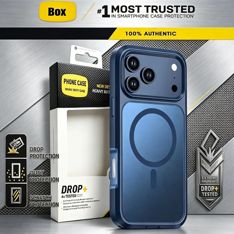 Rugged Armor Case - Heavy Duty Drop Resistant For MagSafe