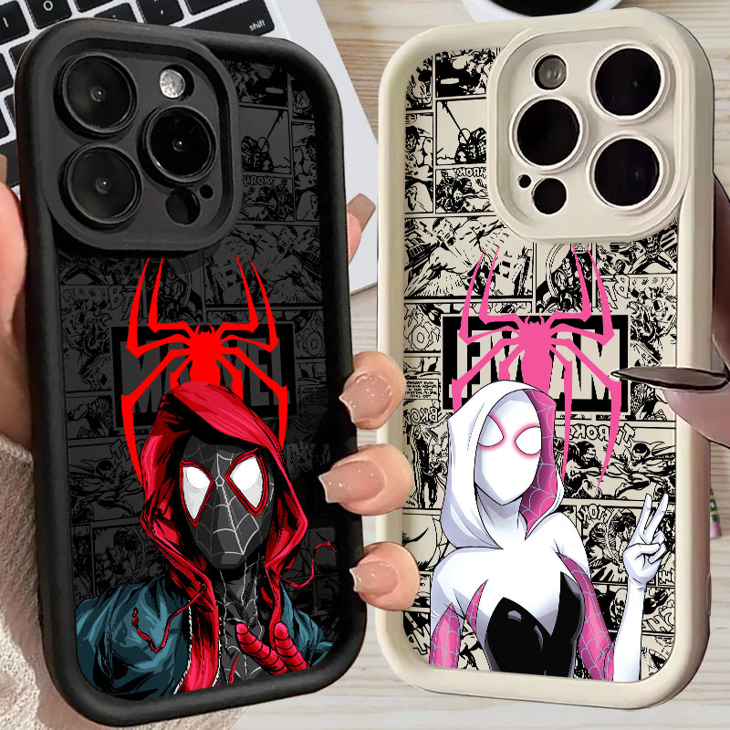 Spiderman Miles Morales Gwen M - Phone Cases Iphone 11 ulasan dan harga