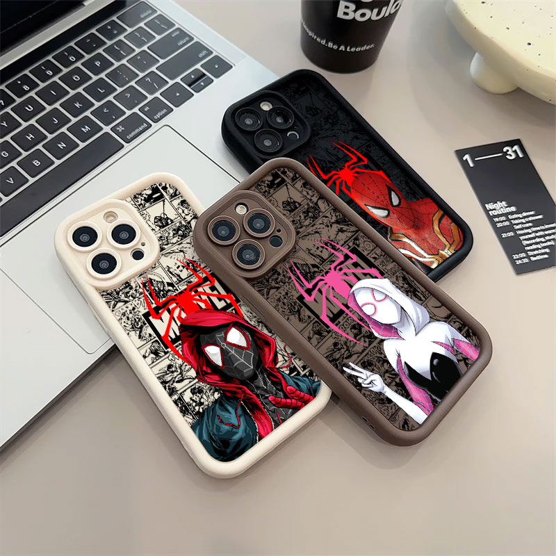 Spiderman Miles Morales Gwen M - Phone Cases Iphone 11 ulasan dan harga