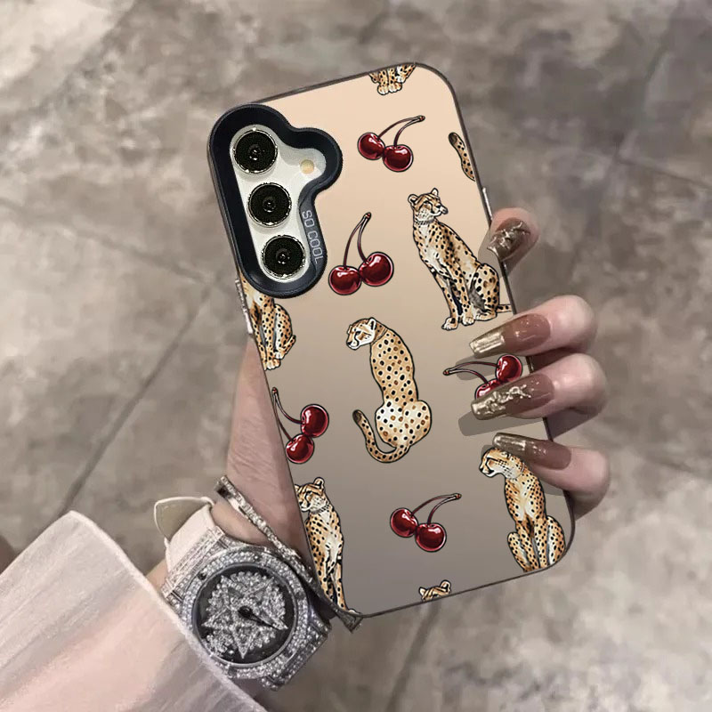Cherry Leopard Design Laser Ph - Phone Cases Designer ulasan dan harga