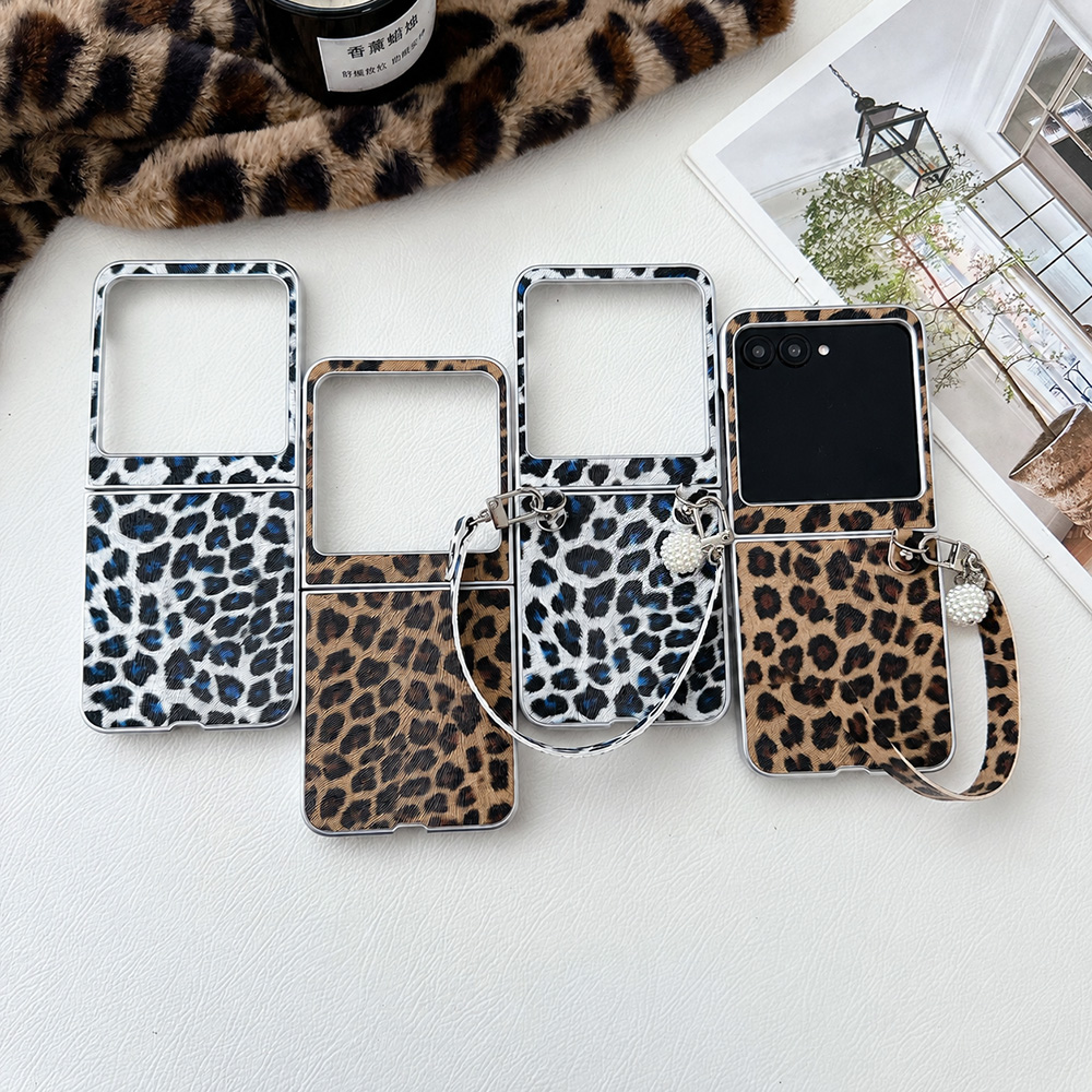 Leopard Print Folding Flip Pho - Phone Cases Men ulasan dan harga