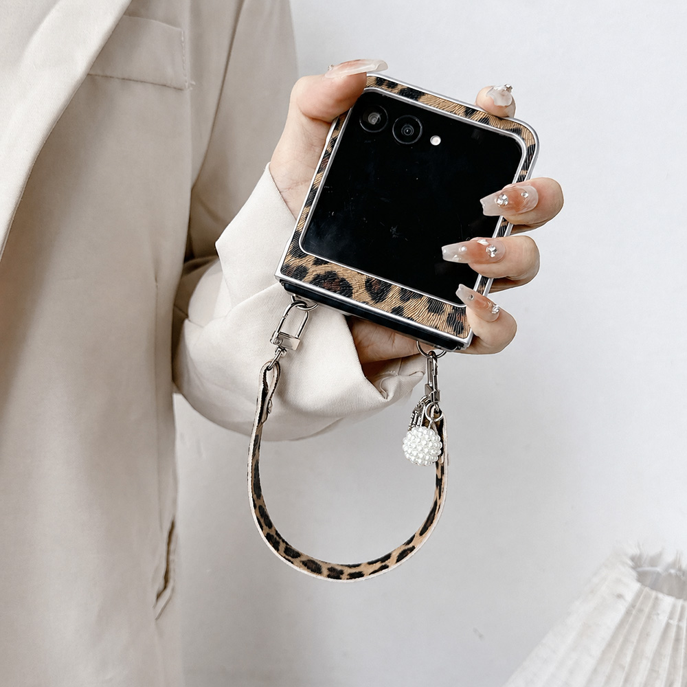 Leopard Print Folding Flip Pho - Phone Cases Men ulasan dan harga