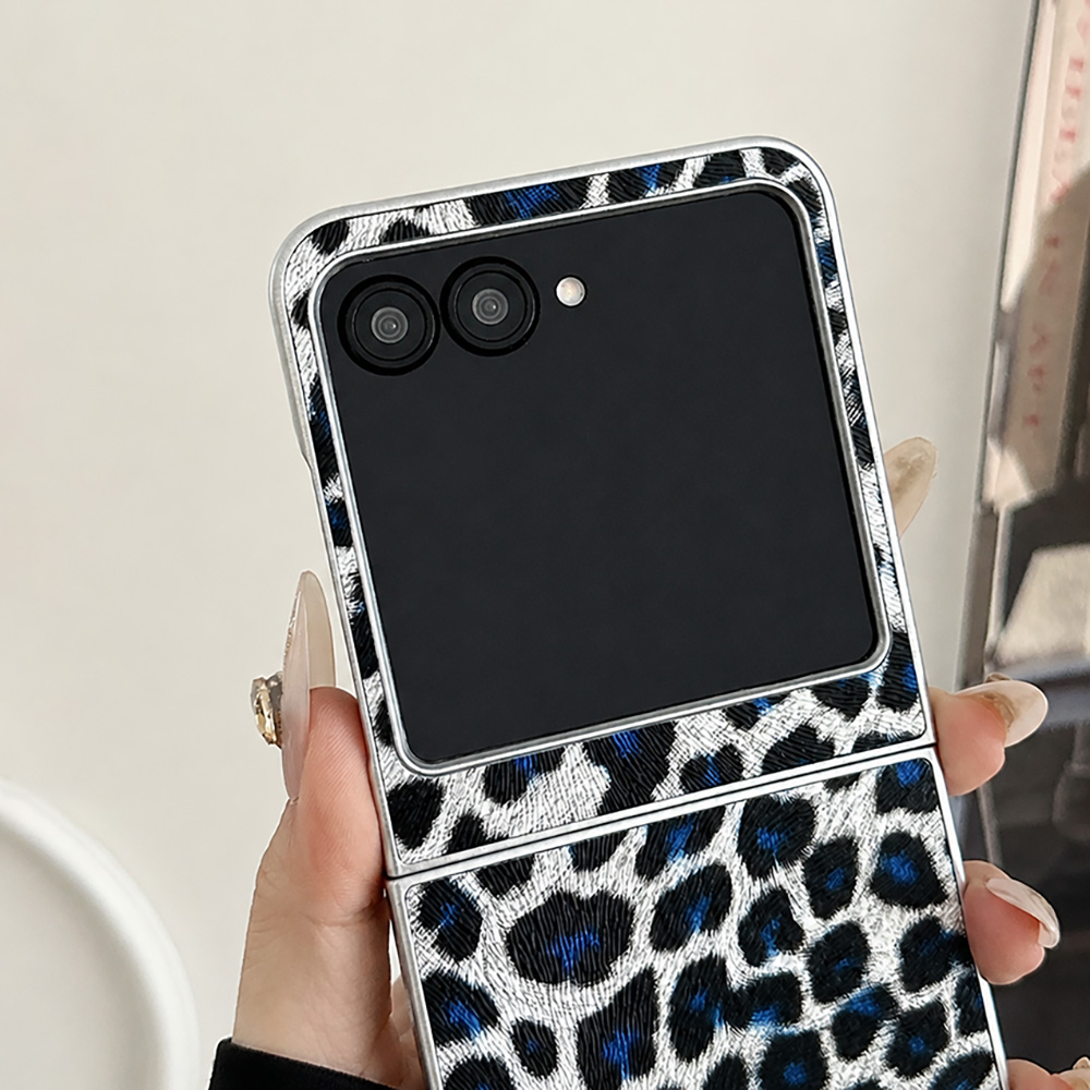 Leopard Print Folding Flip Pho - Phone Cases Men ulasan dan harga