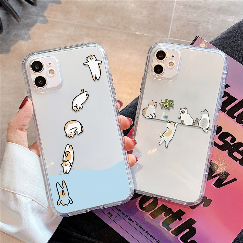 Lovely Fishes Clear Phone Case - Phone Cases Iphone 16 Pro Max ulasan dan harga