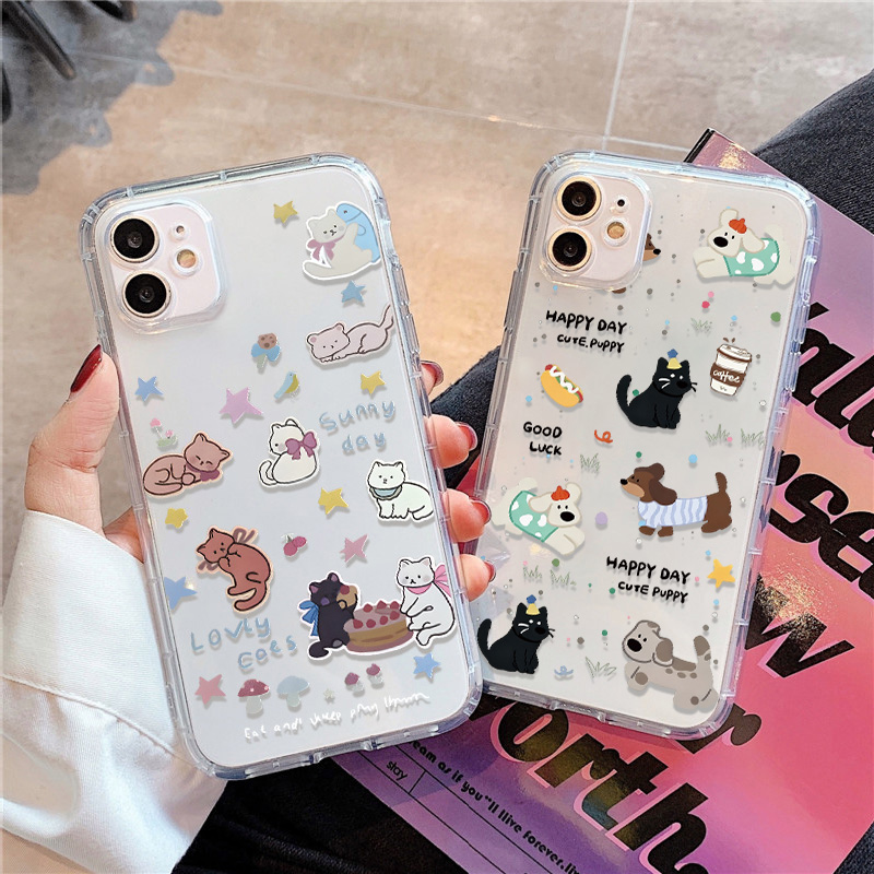 Lovely Fishes Clear Phone Case - Phone Cases Iphone 16 Pro Max ulasan dan harga