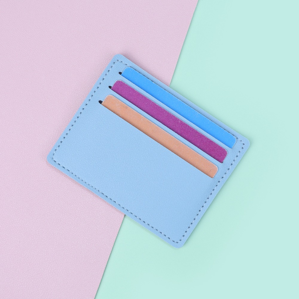 New PU Leather PU Card Holder  - Slim Card Slot Case ulasan dan harga