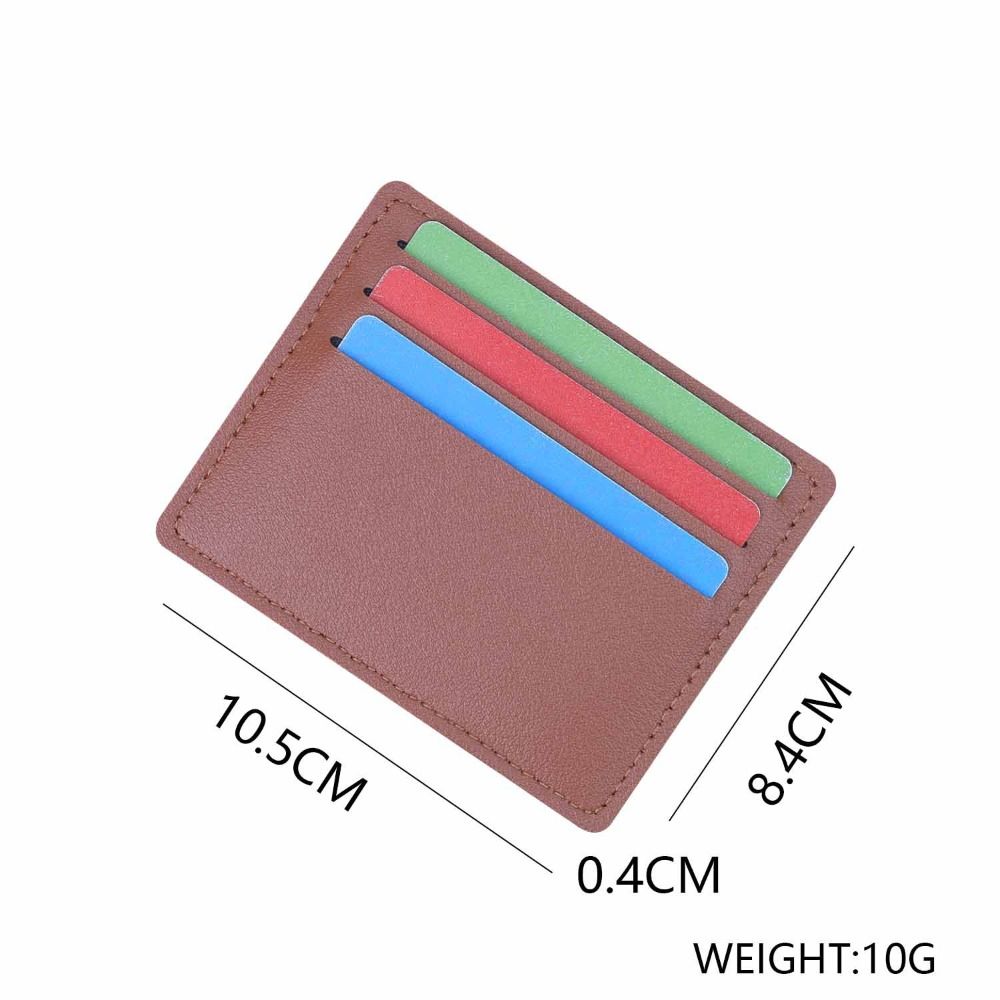 New PU Leather PU Card Holder  - Slim Card Slot Case ulasan dan harga
