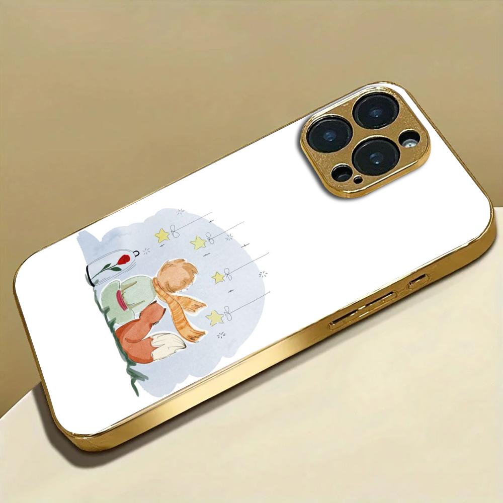 INS Mirror Rose Little Prince  - Phone Cases Iphone 16 Pro Max ulasan dan harga