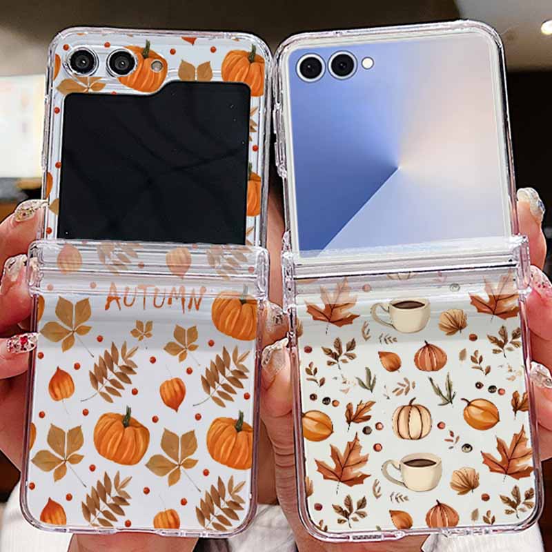 Autumn Maple Leaf Pattern Phon - Phone Cases Z Fold 5 ulasan dan harga