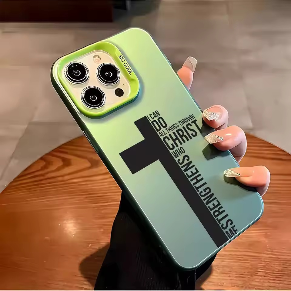 Anti Fingerprint Cross Bible P - Phone Cases Iphone 11 ulasan dan harga