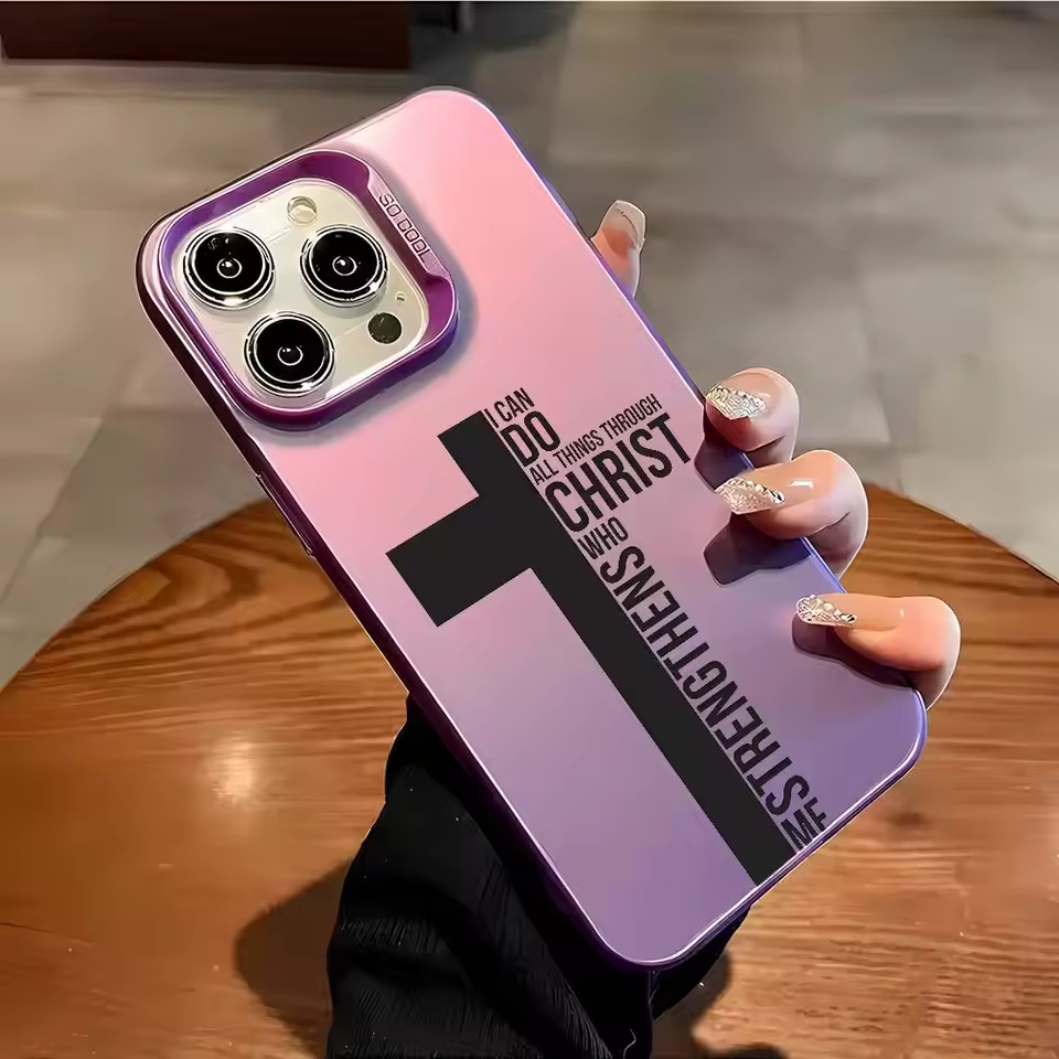 Anti Fingerprint Cross Bible P - Phone Cases Iphone 11 ulasan dan harga