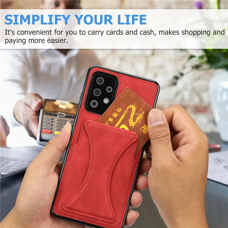 Luxury Slim Fit Leather Cover  - Slim Card Slot Case ulasan dan harga