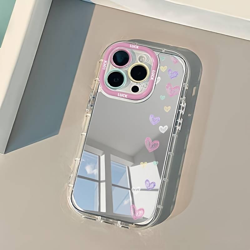 Nice Heart Makeup Mirror Phone - Phone Cases Cute Iphone 13 ulasan dan harga