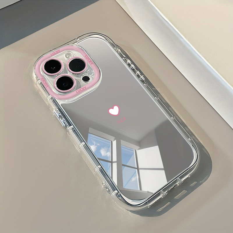 Nice Heart Makeup Mirror Phone - Phone Cases Cute Iphone 13 ulasan dan harga