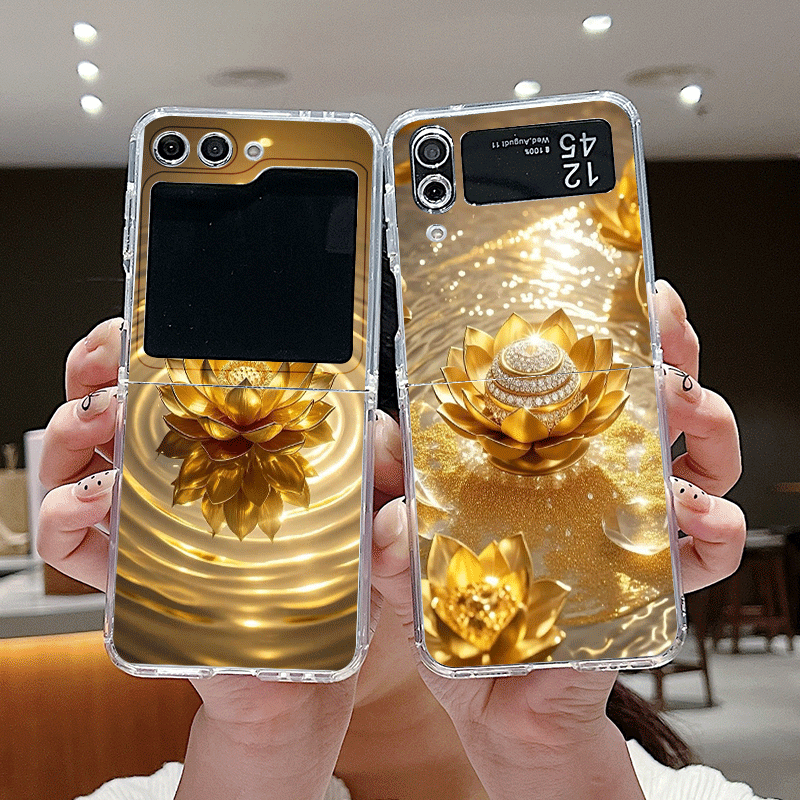Creative Golden Lotus Flower P - Phone Cases Z Fold 5 ulasan dan harga