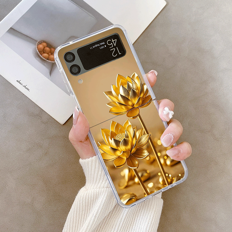 Creative Golden Lotus Flower P - Phone Cases Z Fold 5 ulasan dan harga
