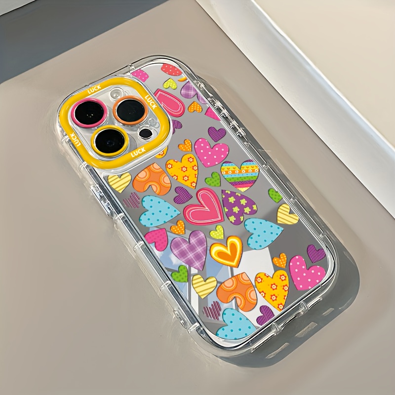 Vibrant Heart Makeup Mirror De - Phone Cases Designer ulasan dan harga