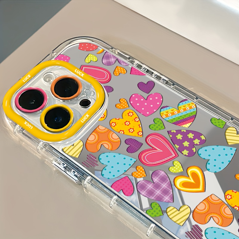 Vibrant Heart Makeup Mirror De - Phone Cases Designer ulasan dan harga