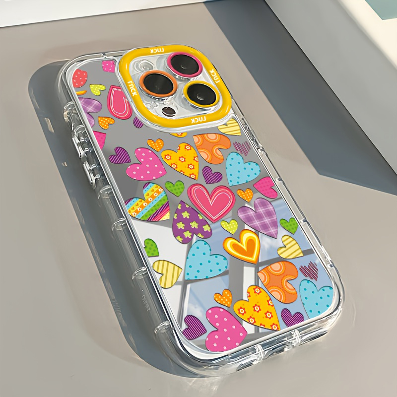 Vibrant Heart Makeup Mirror De - Phone Cases Designer ulasan dan harga