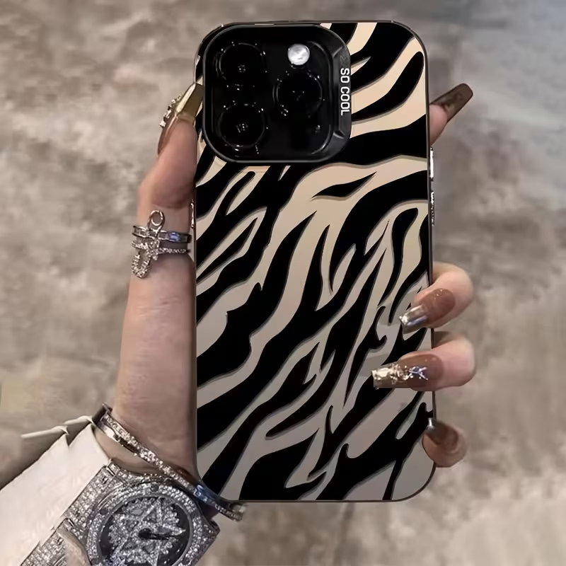 Zebra Pattern Black Advanced I - Phone Cases Iphone 11 ulasan dan harga