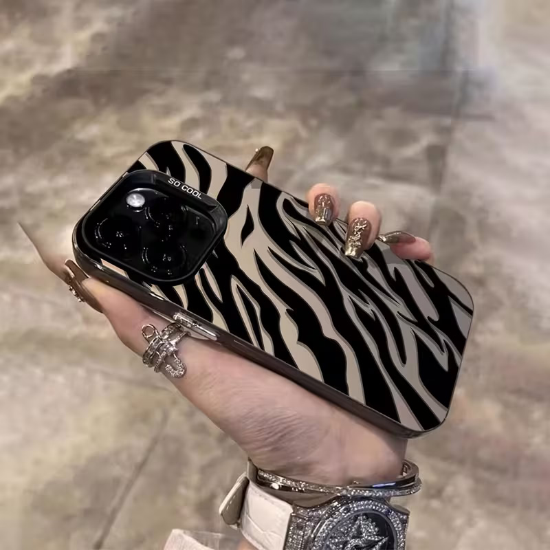Zebra Pattern Black Advanced I - Phone Cases Iphone 11 ulasan dan harga