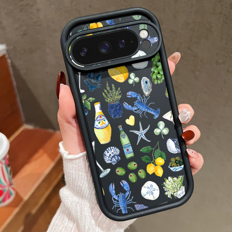 Ocean Whale Patterned TPU Phon - Phone Cases Google Pixel 7 ulasan dan harga