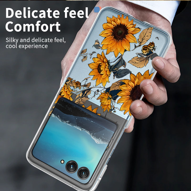 Sunflowers Pattern Clear Phone - Phone Cases Hard ulasan dan harga