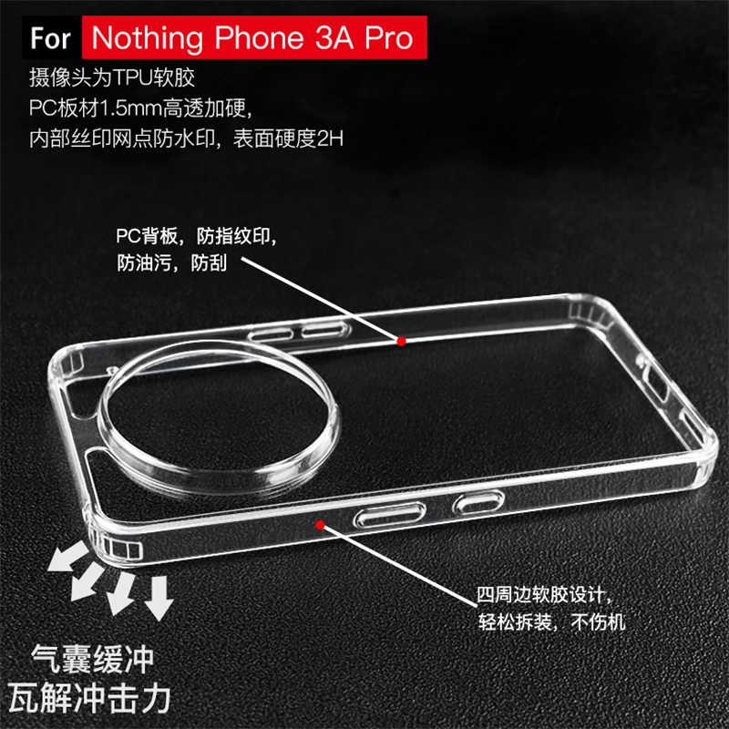 Shockproof Transparent Case Fo - Phone Cases Nothing 3A ulasan dan harga