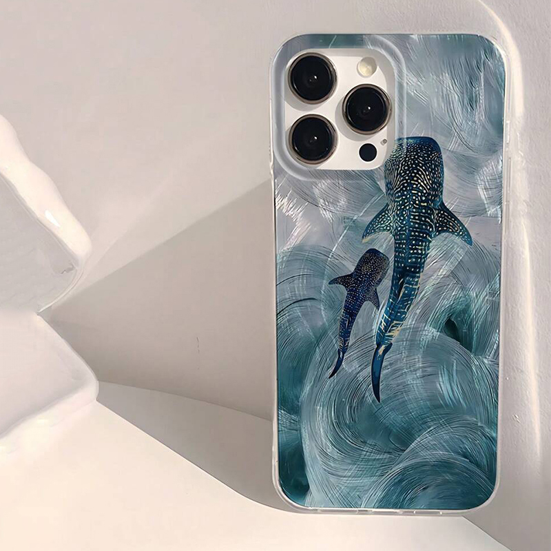 Ocean Shark Whale Design Phone - Phone Cases Designer ulasan dan harga