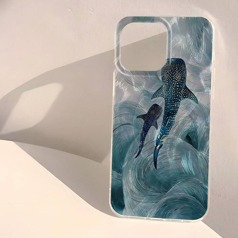 Ocean Shark Whale Design Phone - Phone Cases Designer ulasan dan harga