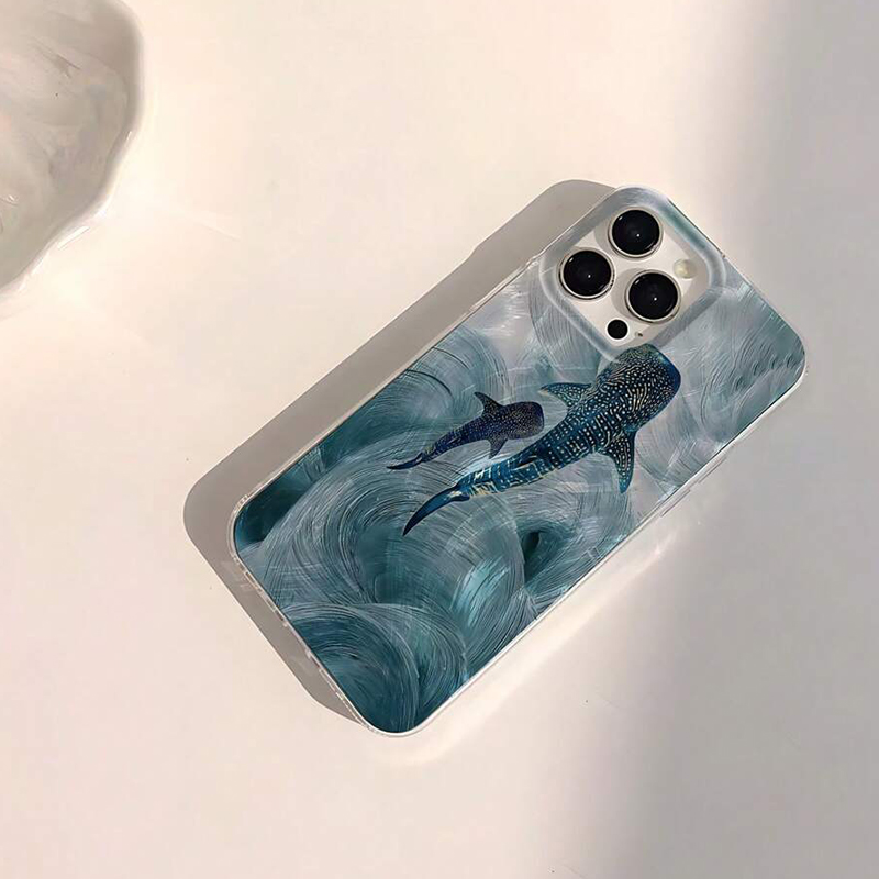 Ocean Shark Whale Design Phone - Phone Cases Designer ulasan dan harga