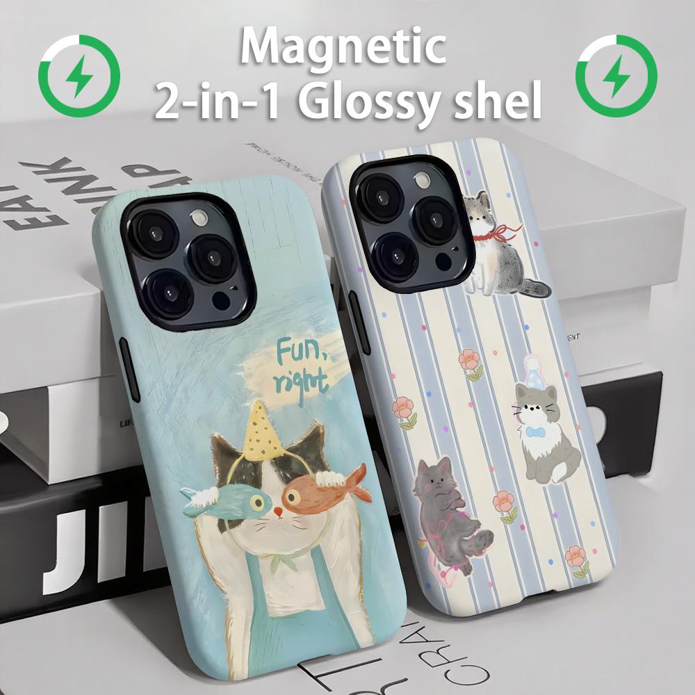 Cute cats and dogs  Phone Case - Phone Cases Iphone 16 Pro Max ulasan dan harga