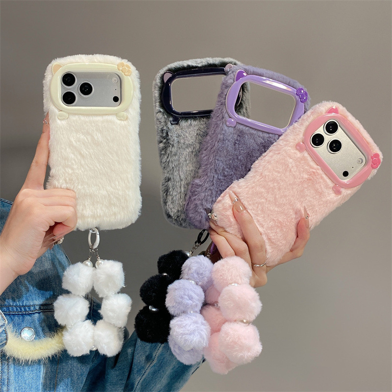 Luxury Solid Colors Furry Plus - Phone Cases Iphone 11 ulasan dan harga