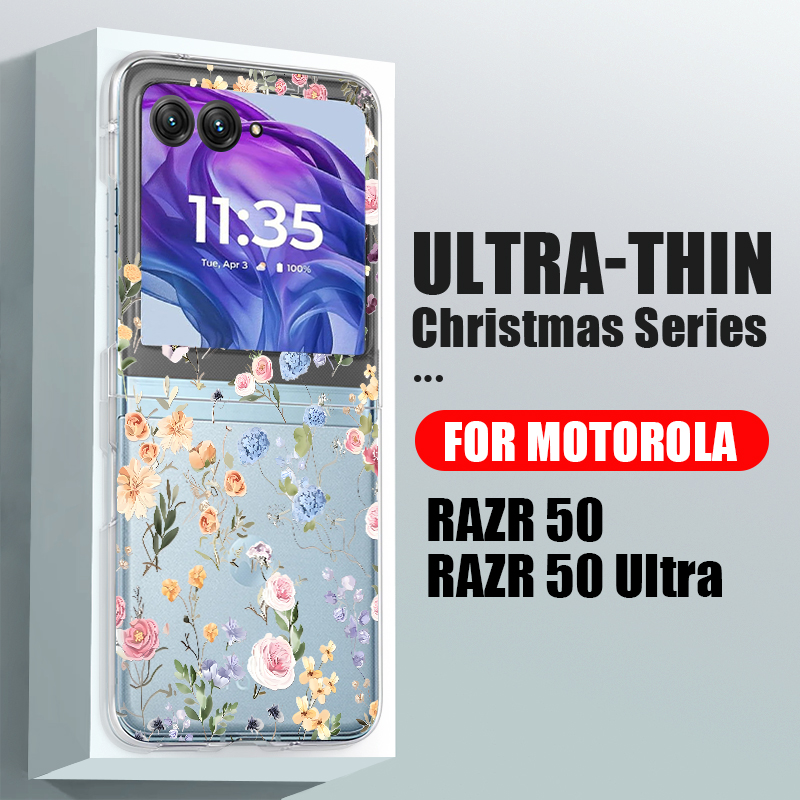 White Flowers Pattern Phone Ca - Phone Cases Hard ulasan dan harga