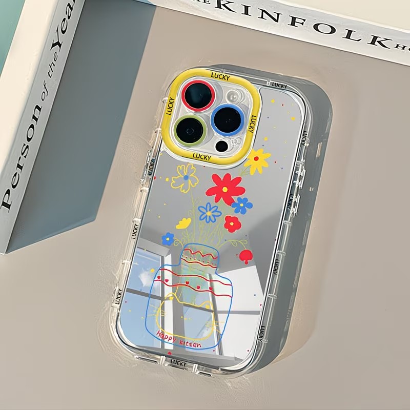 Summer Daisy Cat Vase Design M - Phone Cases Designer ulasan dan harga
