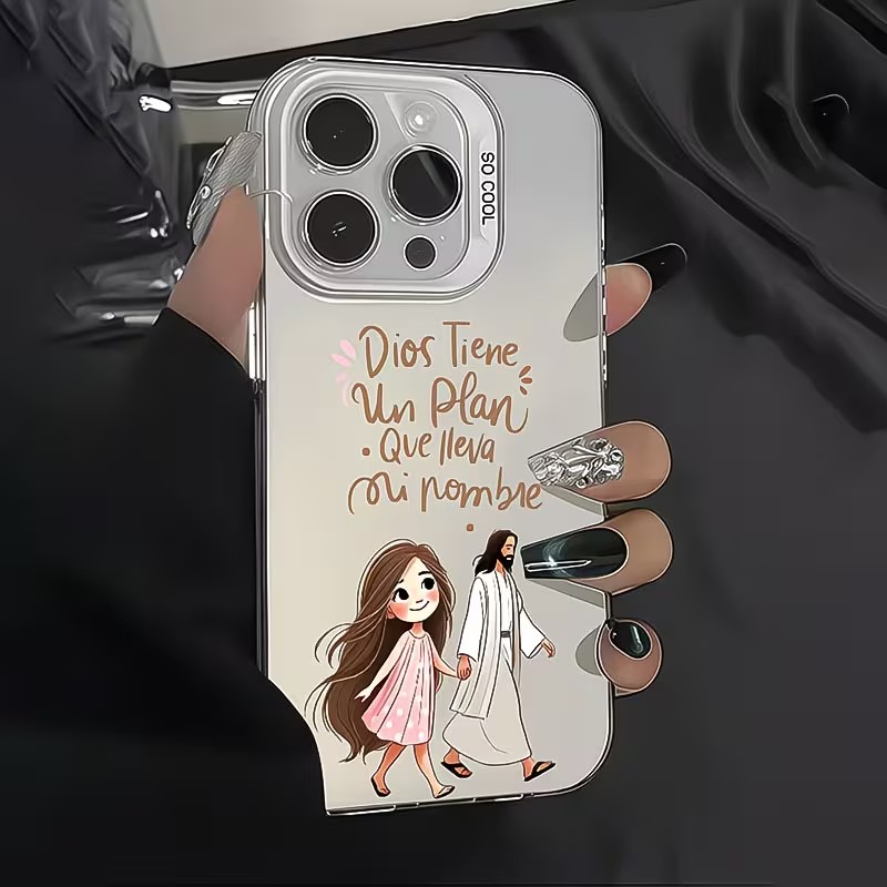 Cute Girl Walking With God Mat - Phone Cases Cute Iphone 13 ulasan dan harga