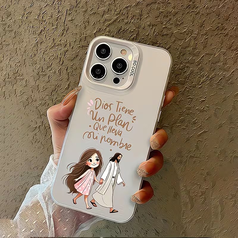 Cute Girl Walking With God Mat - Phone Cases Cute Iphone 13 ulasan dan harga