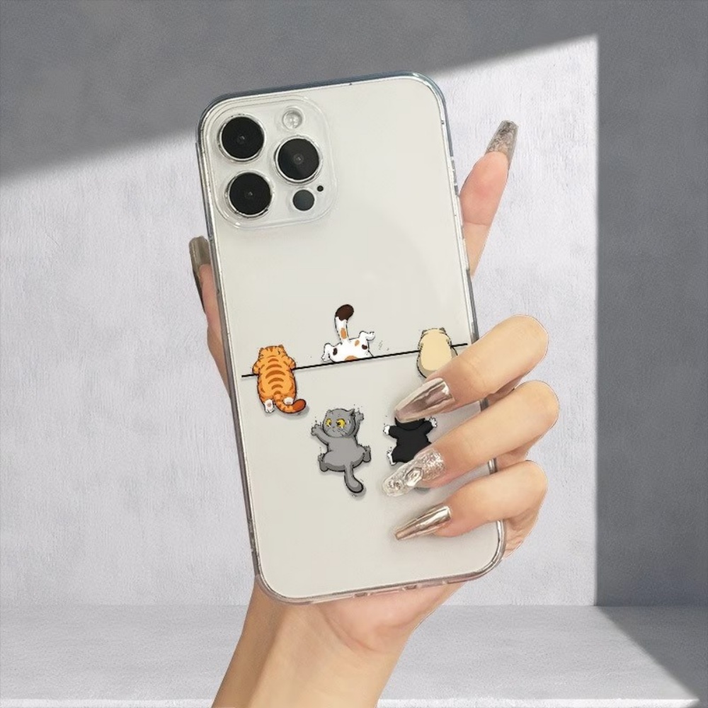 Five Cute Cat Pattern Phone Ca - Phone Cases Cute Iphone 13 ulasan dan harga