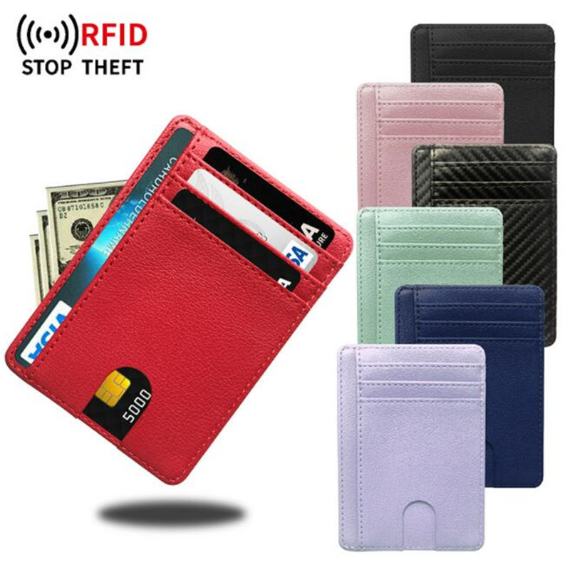 8 Slot Slim RFID Blocking Leat - Slim Card Slot Case ulasan dan harga