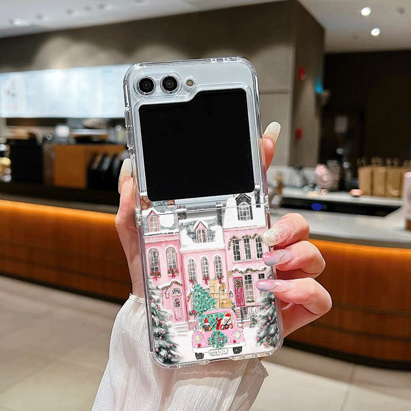 Rural Building Snow Scenery Ch - Phone Cases Z Fold 5 ulasan dan harga