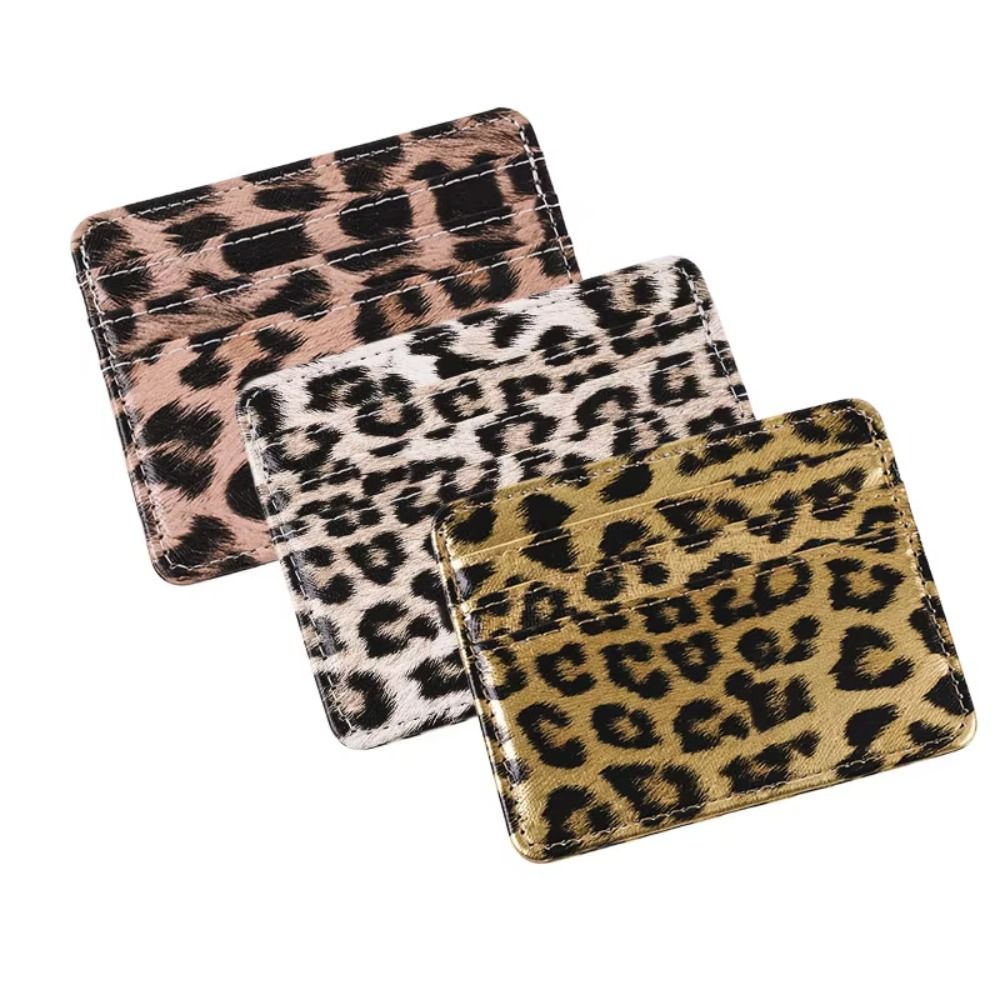 Classics PU Leather Leopard Pr - Slim Card Slot Case ulasan dan harga
