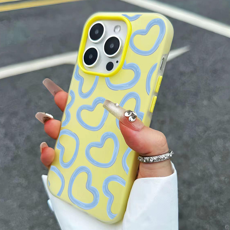 Cute Oil Painting Love Heart P - Phone Cases Cute Iphone 13 ulasan dan harga