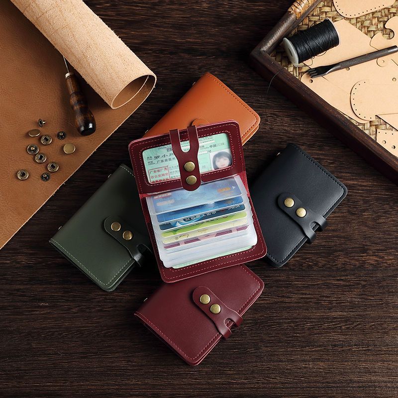 Ultra Thin 30 Slot PU Leather  - Slim Card Slot Case ulasan dan harga