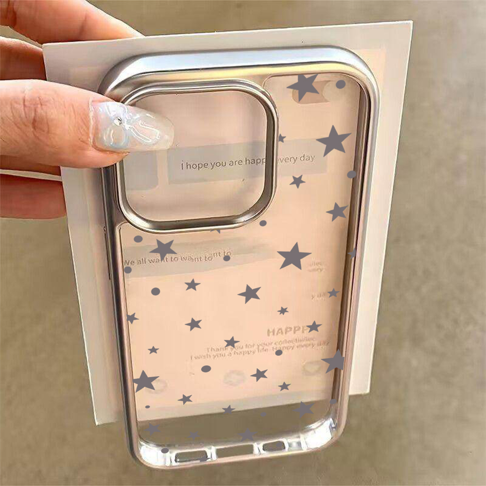 Y2K Stars Fashion Clear Cases  - Phone Cases Iphone 11 ulasan dan harga