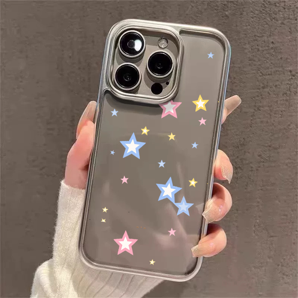 Y2K Stars Fashion Clear Cases  - Phone Cases Iphone 11 ulasan dan harga